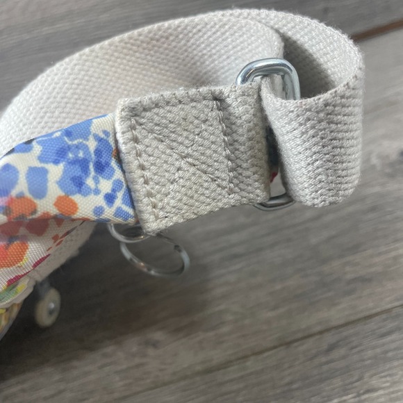 Kipling Purse Womens White Colorful AOP Paint Splatter Crossbody Artsy Abstract - Picture 8 of 13